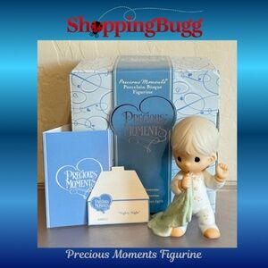 Precious Moments Nighty Night Porcelain Bisque Figurine 630022 (SB1467)